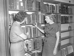 Library Director Doris Bennett with New Librarian Esther Propst 2 by Opal R. Lovett