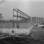 Weatherly Hall under construction 1 by Opal R. Lovett