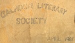 Calhoun Literary Society 1905 Member Collage 1 by unknown