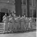 Group of ROTC Brigade and Battalion Staff in front of Bibb Graves 1 by Opal R. Lovett