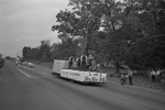 Scabbard and Blade and Pershing Rifles Float, 1965 Homecoming Parade by Opal R. Lovett