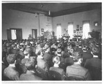 Men and Women Seated Separately during State Normal School Chapel Program by unknown