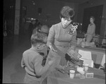 1967 Christmas Party for Vietnam Families in Anders Hall Roundhouse 19 by Opal R. Lovett