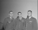 Major Thurston Pike, Captain Bobby Johnson, and Major George Keech, Military Science and ROTC Faculty 1 by Opal R. Lovett
