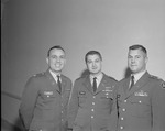 Major Thurston Pike, Captain Bobby Johnson, and Major George Keech, Military Science and ROTC Faculty 2 by Opal R. Lovett