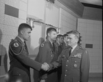 ROTC Cadets and Army General, 1967 Visit from General Louis Truman 2 by Opal R. Lovett