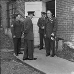 Colonel George Haskins, Staff Sergeant Jack Snodgrass, and Army General, 1967 Visit from General Louis Truman 3 by Opal R. Lovett