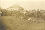 Clean-up day December 8, 1914, Students Play "Skinning the Snake" at Merrellton School 1 by unknown