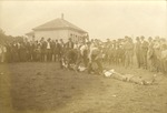Clean-up day December 8, 1914, Students Play "Skinning the Snake" at Merrellton School 2 by unknown