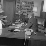 Dr. Greene Taylor, Dr. Alton Crews, and Dean Theron Montgomery, 1967 Alabama Education Association President's Visit 2 by Opal R. Lovett
