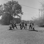 Rythmic Gymnasts Outside on Campus during Physical Education Exhibition 3 by Opal R. Lovett