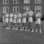 Tennis Class Outside on Campus 1 by Opal R. Lovett