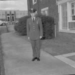 ROTC Cadet Outside on Campus 2 by Opal R. Lovett