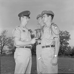 Leonard Messer and Hugh Bryant, 1967 ROTC Awards Ceremony 1 by Opal R. Lovett