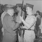 Jerry Parris Presented a Rifle by First National Bank, 1967 ROTC Awards Ceremony 2 by Opal R. Lovett