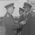 Major George Keech Pinned by Colonel George Haskins, 1967 ROTC Awards Ceremony 4 by Opal R. Lovett