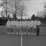 1967-1968 Tennis Team by Opal R. Lovett
