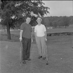 Jim Blevins Playing Golf 2 by Opal R. Lovett