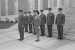 1966-1967 ROTC First Battalion Staff in Formation 1 by Opal R. Lovett