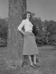 Unknown Female Portrait, Possible Student Outside on Campus 5 by unknown