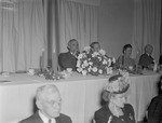 President and Mrs. Cole, Col. Harry Ayers, and Others at Table during Homecoming Alumni Banquet 1 by Opal R. Lovett