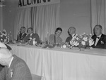 President and Mrs. Cole, Col. Harry Ayers, and Others at Table during Homecoming Alumni Banquet 2 by Opal R. Lovett