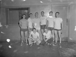 Group of Male Students in Athletic Building by unknown