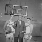 Coach Roberson and 1966-1967 Basketball Players by Opal R. Lovett