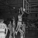 1966-1967 Basketball Game Action 29 by Opal R. Lovett