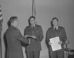 ROTC Colonel George D. Haskins during Awards Ceremony by Opal R. Lovett
