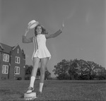 Carla Burgess, 1969-1970 Freshmen Alternate Cheerleader by Opal R. Lovett