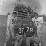 1969-1970 Football Players Outside on Field 3 by Opal R. Lovett