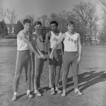 Taylor, L'Plattenier, Williams, and Trimble, 1969-1970 Track Team Members by Opal R. Lovett