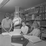 Blind Students inside Library 3 by Opal R. Lovett