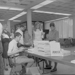Distribution of 1968-1969 Mimosas inside Student Commons Building 2 by Opal R. Lovett