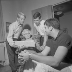 Dormitory Director Myrtle Kelley with Students by Opal R. Lovett