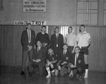 Members of 1968-1969 Men's Basketball Team Out of Uniform 2 by Opal R. Lovett