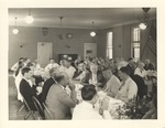 Large Group of Men Seated at Tables during Rotary Clubs Annual Assembly Luncheon or Dinner by Lollar's Kodak Parlor