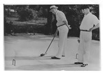 President C.W. Daugette and Dean C.R. Wood Play Roque 2 by unknown