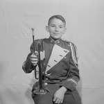Marching Band Member with Instrument 9 by Opal R. Lovett