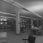 Students in Ramona Wood Library 5 by Opal R. Lovett