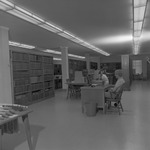 Students in Ramona Wood Library 8 by Opal R. Lovett