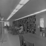 Students in Ramona Wood Library 10 by Opal R. Lovett
