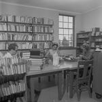 Students in Ramona Wood Library 11 by Opal R. Lovett