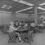 Students Inside Student Commons Building 2 by Opal R. Lovett