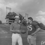 Coach Charley Pell and Tony Ingram, 1969-1970 Football by Opal R. Lovett