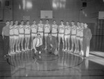 1961-1962 Basketball Team with Coaches and Managers by Opal R. Lovett