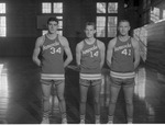 Mark Washington, Rodney Shirey, Ronnie Harris, 1962-1963 Basketball Players by Opal R. Lovett