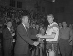 Kenneth Bell Accepts Trophy, 1961 Calhoun County Basketball Tournament 2 by Opal R. Lovett