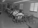 Students in Ramona Wood Library 20 by Opal R. Lovett